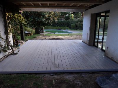 Création d’une terrasse à Anglet (64).